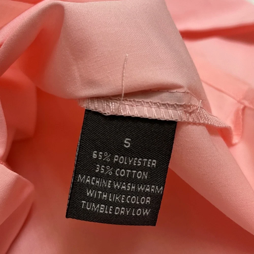 NWT Luca Gabriel Pink Button-Up Shirt with Striped Tie